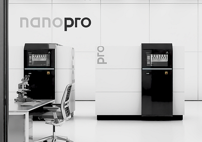 Ergonomic design and product video for the 3D printer NanoPro 3d 3d animation 3d printer 3d printing animation design ergonomics industrial design operator experience ox product design product video video