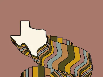 Texas Procedural Animation 2d after effects animation austin dallas design design inspo dribbble expression graphic design houston inspiration logo motion design motion graphic san antonio texas vector