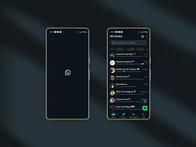Whatsapp Redesign design redesign social media ui ui design ux design