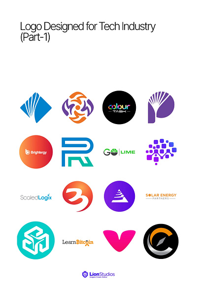 Logo Designed for Tech Companies | Part-1 ai custom logo design dynamic flat handcrafted handdrawn logo handmade logo lettermark logo minimal modern portfolio saas saas logo small business startups symbolic tech logo technology