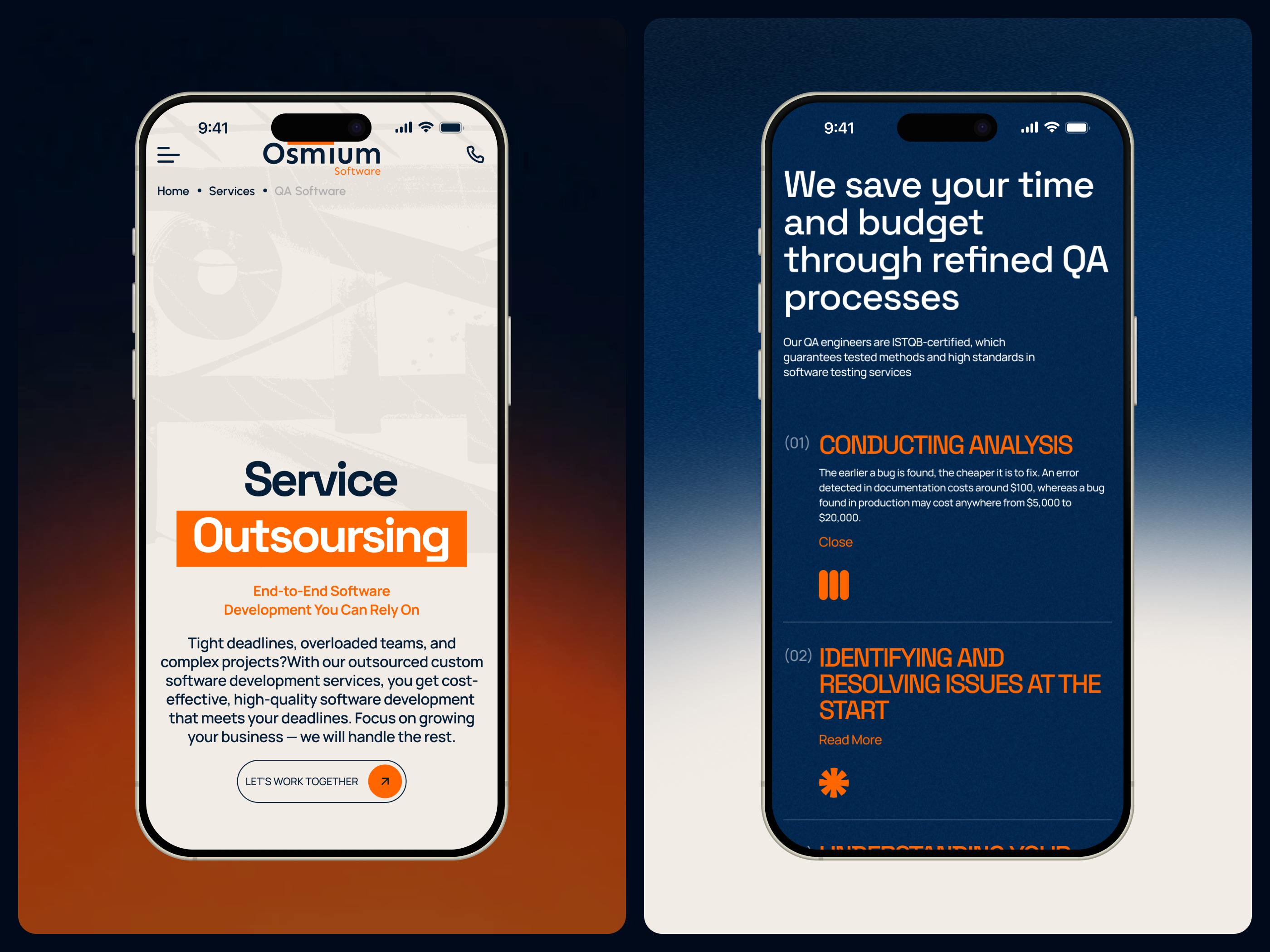OSMIUM design mobile adaptation ui ux webdesign