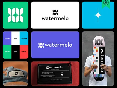 Watermelo Brand Design brand branding design emblem flower guidelines identity logo logomark logotype visual