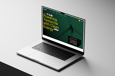Gridose Wind Energy Landing page animation graphic design ui desin wind energy wind energy landing p wind power lan wind power design wind ui design