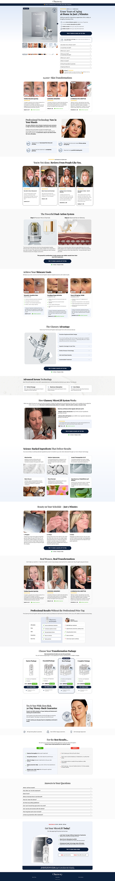 Try-Glamory Funnel | Funnelish Expert funnelish funnelish checkout page funnelish expert funnelish funnel list funnelish listicle page funnelish product page template try glamory try glamory checkout page try glamory funnel try glamory funnelish template try glamory product page