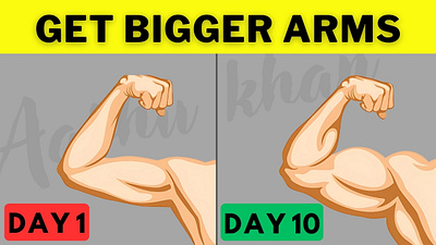 Get Bigger Arms Youtube Thumbnail design graphic design graphicdesign thumbnail thumbnaildesign thumbnails youtube youtubedesign youtubethumbnail youtubethumbnaildesign