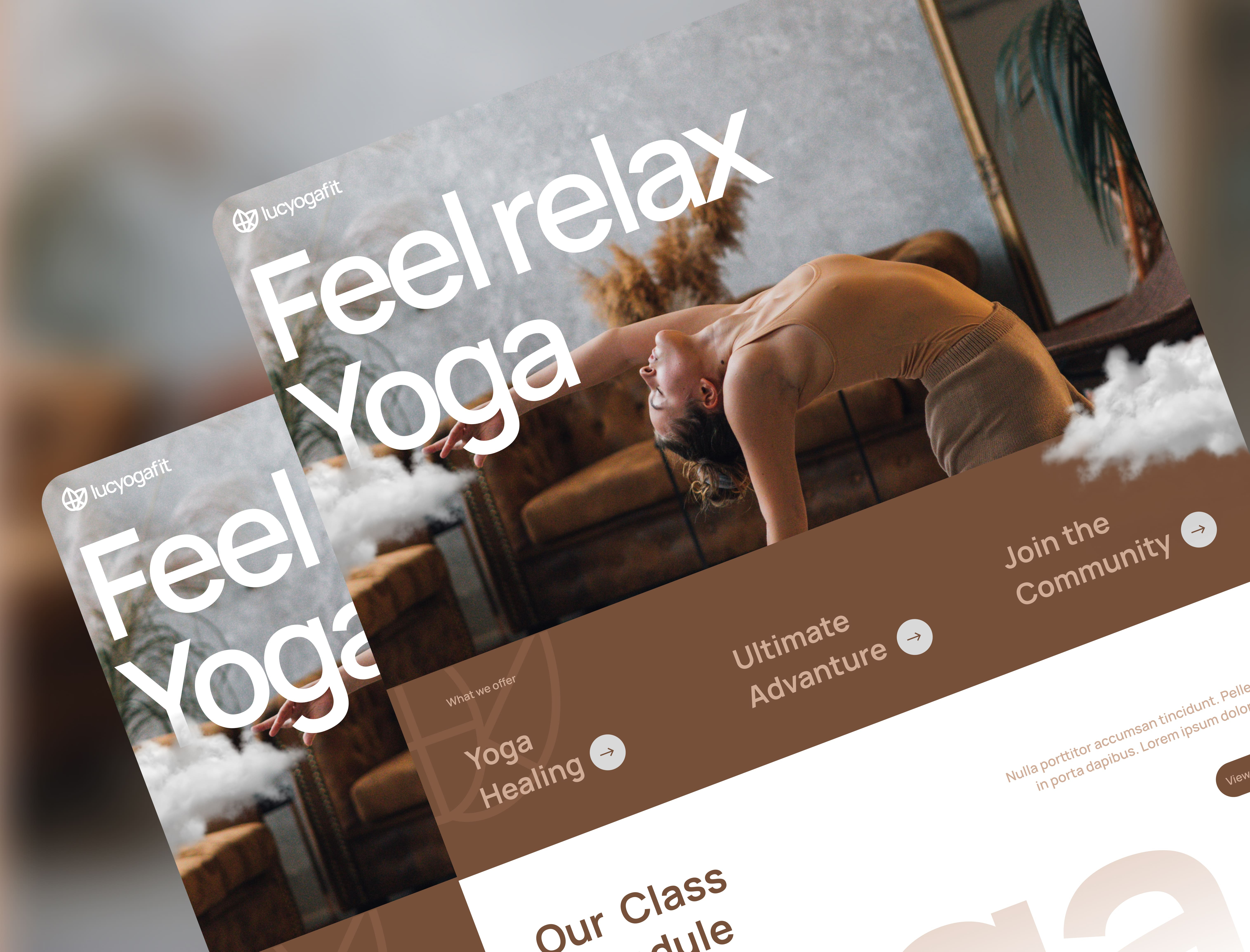 Example of Modern Landing Page & Website UI Design