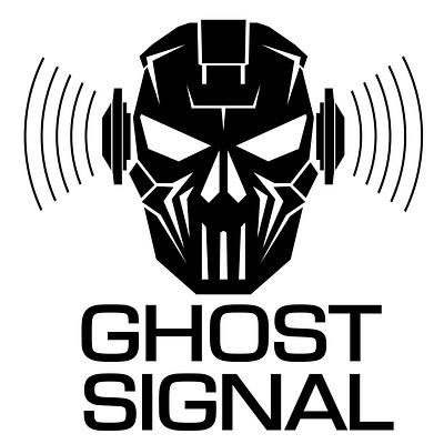 Ghost Signal Logo branding design graphic design logo typography vector