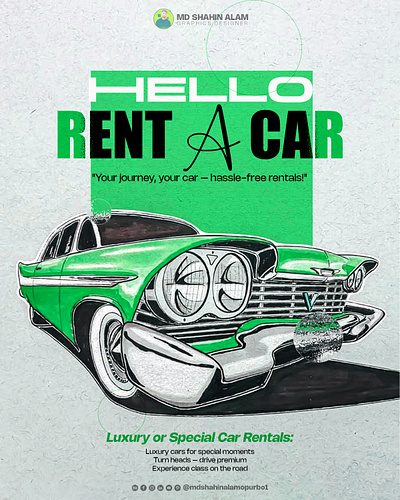 Social media car post design adobe ads ads design banner branding car design facebook graphic design illustration instagram logo logodesigners logos ui vector