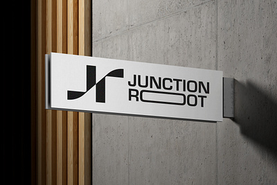 Junction Root Logo Design - branding design graphic design jr jr logo logo logo design minimal logo mockup modenr logo modern simple simple logo