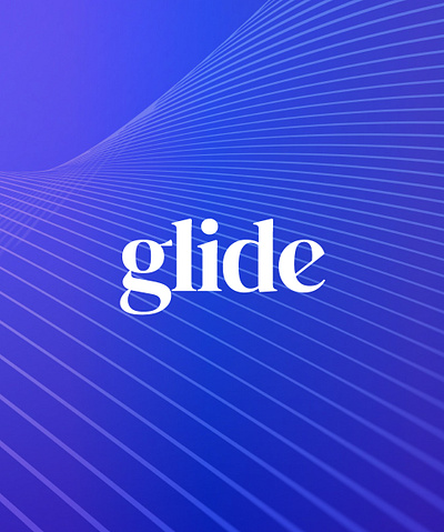 Glide Wordmark abstract logo brand designer brand identity brand identity design branding lettermark logo modernlogodesign ui