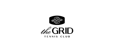 The Grid branding branding design club logo design icon logo logo design logo mark logo type logobook logomark logos logotype mark tennis club logo type typo visual identity