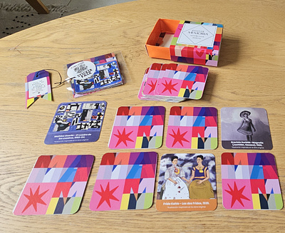 Juego de Memoria para el Museo de arte moderno de CDMX illustration industrial design memory game museum