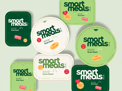 Smart Meals - Logo & Packaging design box branding brandstory container delivery design food graphic design identity logo meals package tasty