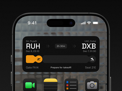Flight widget UI airport design flight interface ui uiux widget widgets