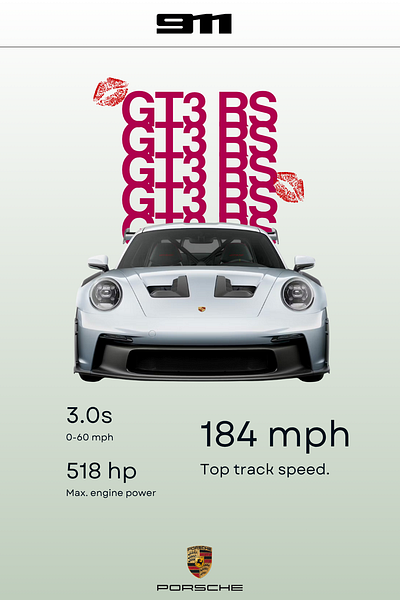 Porsche 911 GT3 RS - Ad Campaign campaigns cars dealership website pinterest porsche sports car