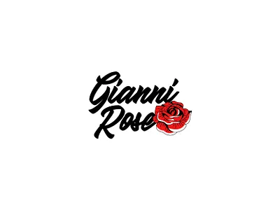 Giannni Rose branding clothing brand fashion brand fashion logo graphic design logo logo design modern rose rose logo script logo streetwear streetwear brand streetwear logo streetwear style