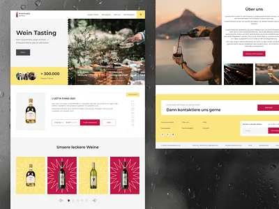 Online Wine Store 2025 branding design graphic design illustration logo ui ux web webdesign wine