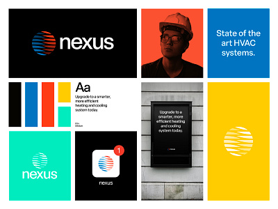 Nexus abstract branding branding and identity clean color palette design dribbble engineering experimental exploration graphic design identity logo logo design logo inspiration minimal modern modernism tech vector