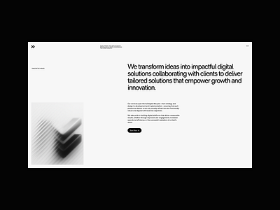 Intro Section Layout Exploration design landing layout minimal minimalistic modern sans serif typographic typography ui web web design website