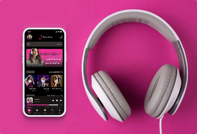 Music Wave-Music Streaming App ui