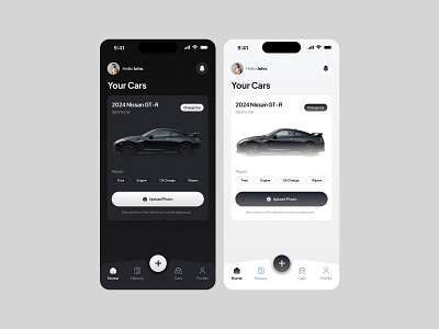 Analyze Car App ai aidiagnosis analyze app autodiagnostics automotive car dashboard design diagnose engine photo repair saas smartcar ui ux vehicle