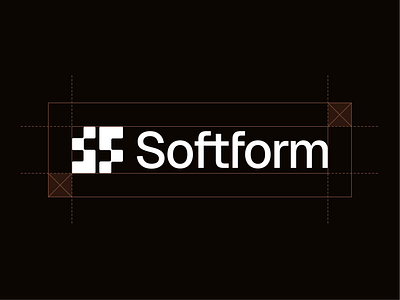 Softform Logo Design abstract logo app logo brand design brand identity branding digital logo f geometric logo lettermark logo logomark monogram s saas logo sf software logo startup logo tech logo technology logo
