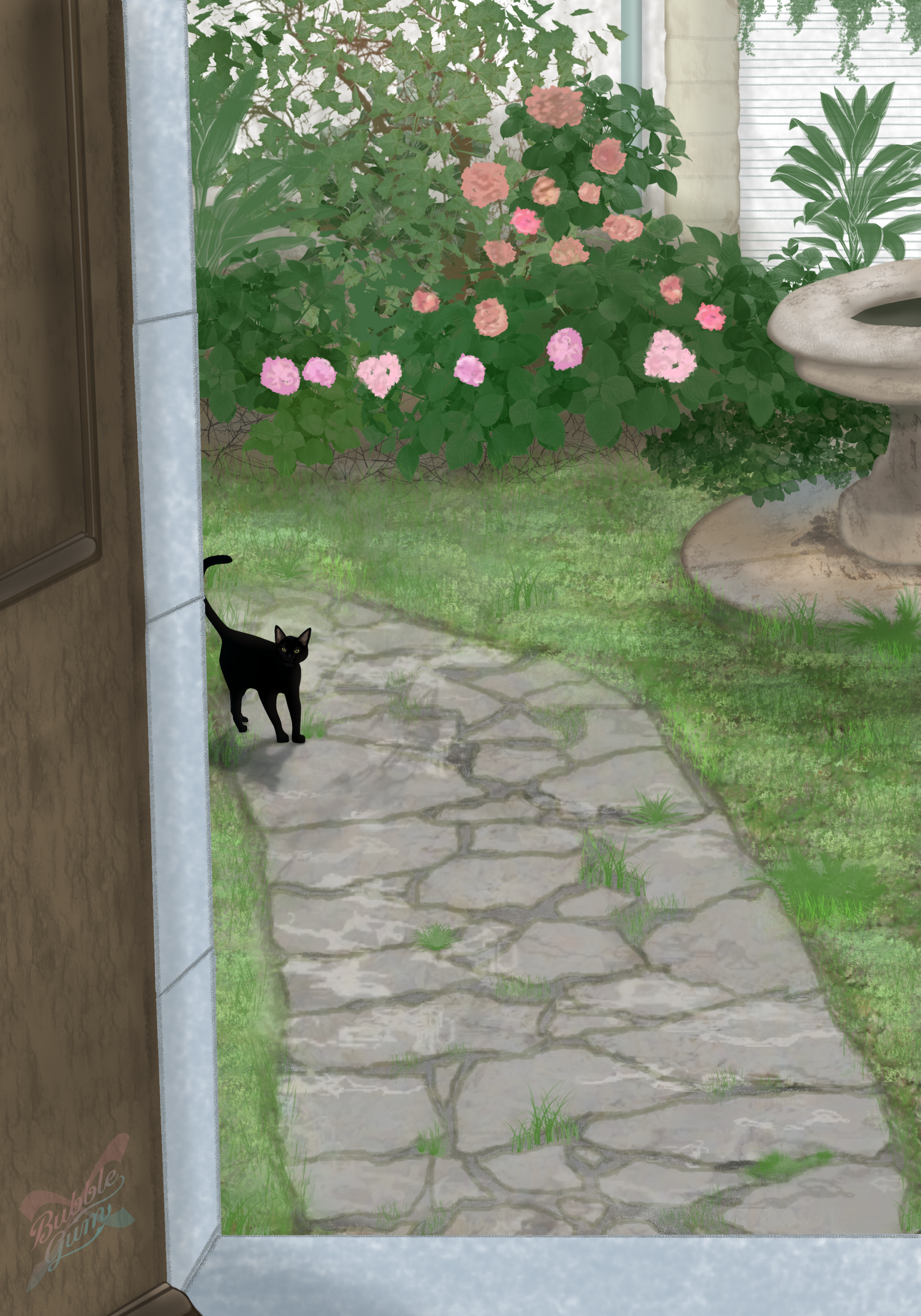 Silent Meowrd illustration