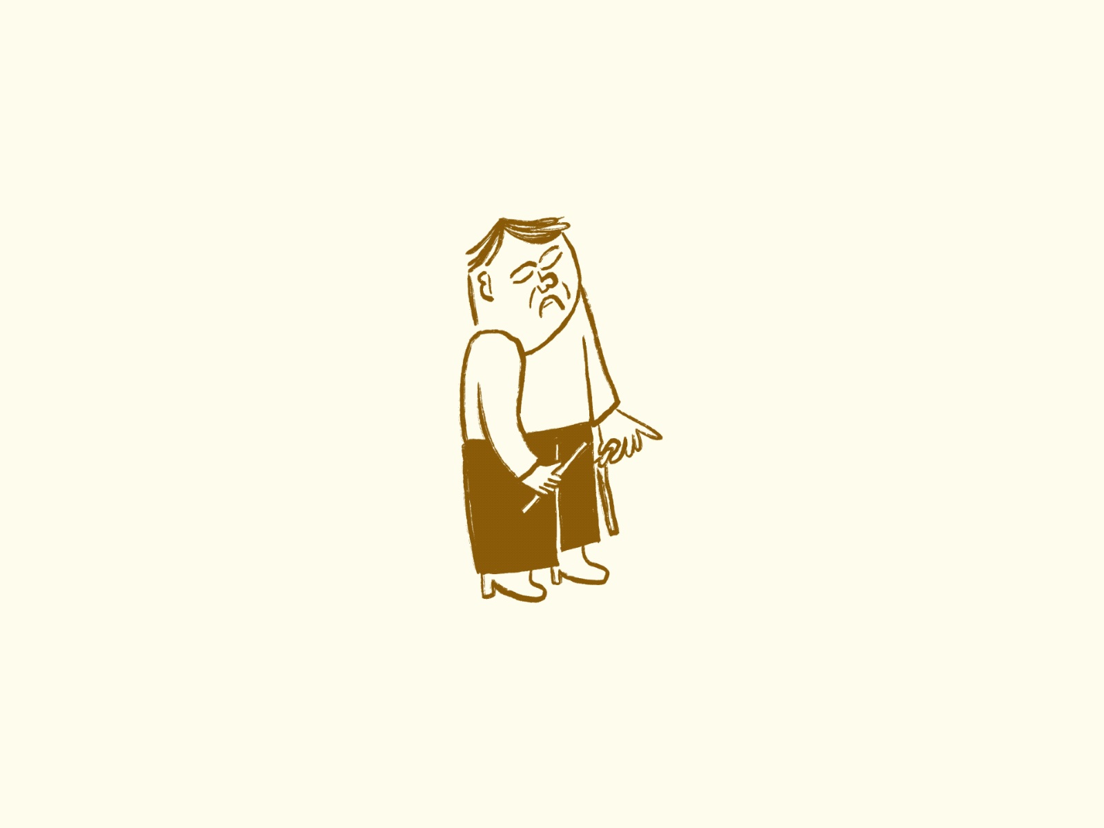 The Triangle Hernandez animation boy character frame by frame frame to frame gif illustration loop music musician triangle