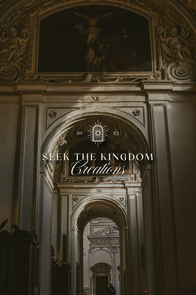 Seek the Kingdom Creations - Logo branding catholic design graphic design logo logo design