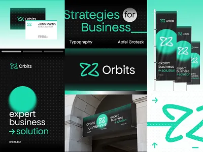 Orbits Brand Concept agency branding business company corporate deck design graphic design guideline identity illustration investment logo pitch presentation profile vector