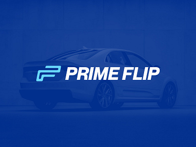 Prime Flip - Logo car graphic design logo