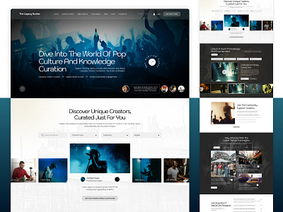 The Legacy Bunker figma graphic design illustration landing page post social ui