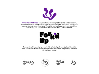 Fork'd Up Brand Design branding graphic design logo