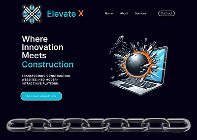 CONSTRUCTION WEBSITE DASHBOARD app design design figma graphic design ui
