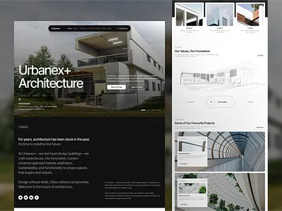 Urbanex - Architecture webflow template architect architecture architecture web building construction framer house landing page real estate resident residental saas sgency space web design webflow