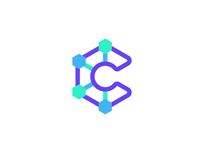 Letter C - Hexagons Blockchain - Network - aggregation Logo aggregation blockchain logo branding conncetion logo connection logo creative logo crypto cryptocurrency defi fintech ico letter c logo logo design logotype modern logo network logo tech logo token web3 logo