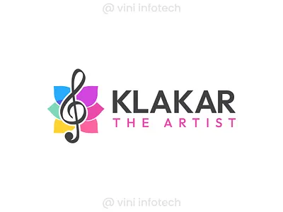 Klakar The Artist Logo graphic design logo