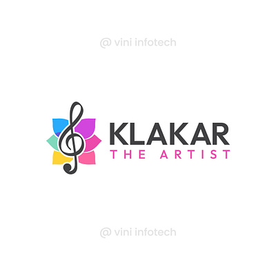 Klakar The Artist Logo graphic design logo