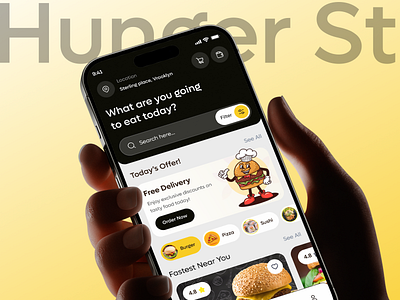 Gojek - Food Delivery & Transportation App & UI UX Design android app design customer delivery app delivery service food and drink food delivery food delivery app food delivery service ios app mobile mobile app ofspace online food restaurant tracking tracking app transportation ui ux