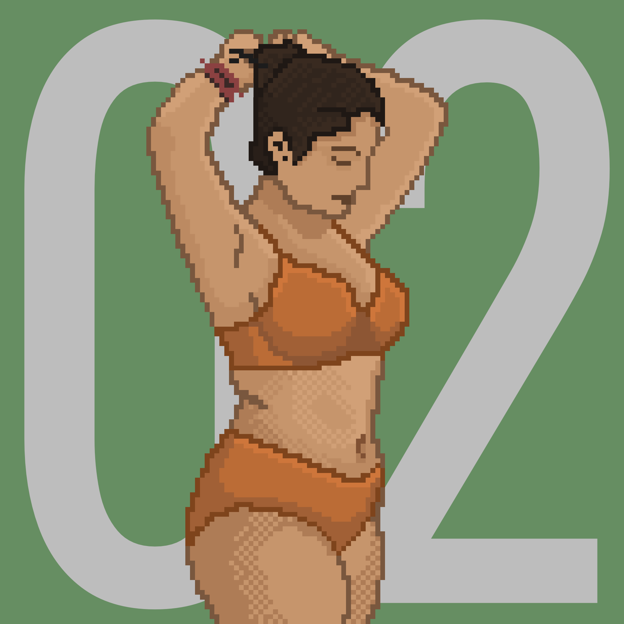 The Muses // 02 bikini girl indian orange