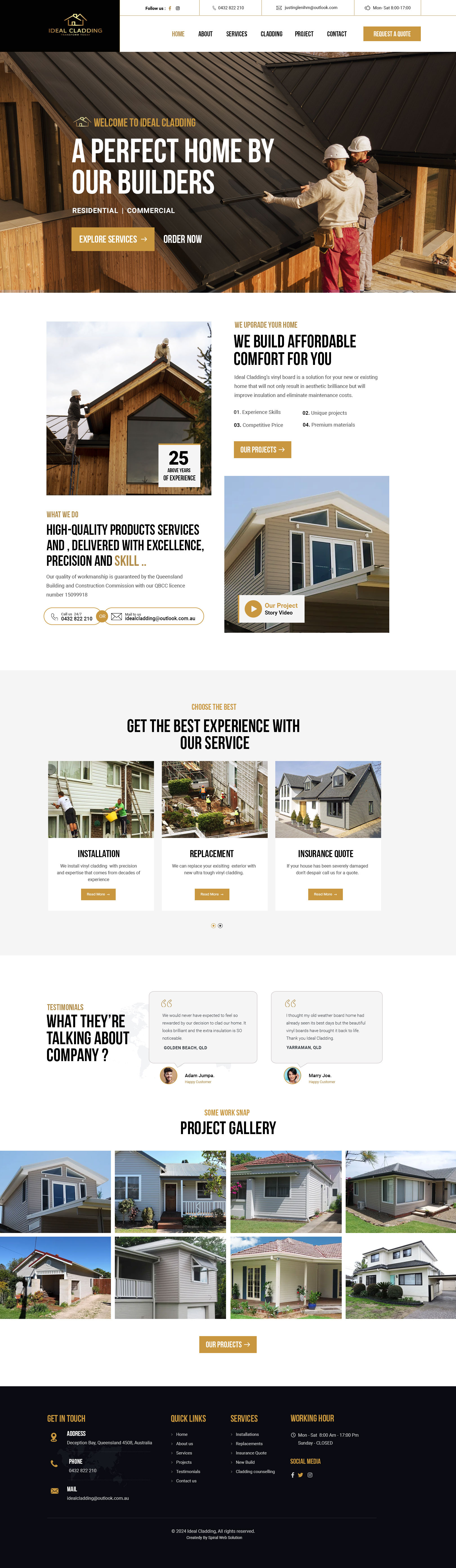 IDEAL CLADDING by Sujan Prajapati on Dribbble