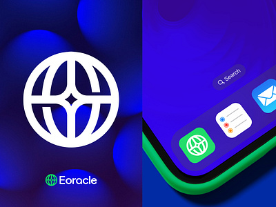 Futuristic logo design with global and planetary elements app icon blockchain brand identity branding creative logo crypto logo custom design fintech globe logo logo logo design logo designer minimal modern logo planet logo simple spark logo startup logo star logo