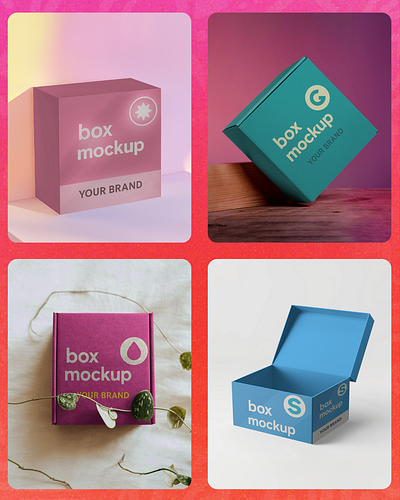 ✨ Create Beautiful Box Mockups Online for Free 3d animation branding graphic design logo motion graphics ui