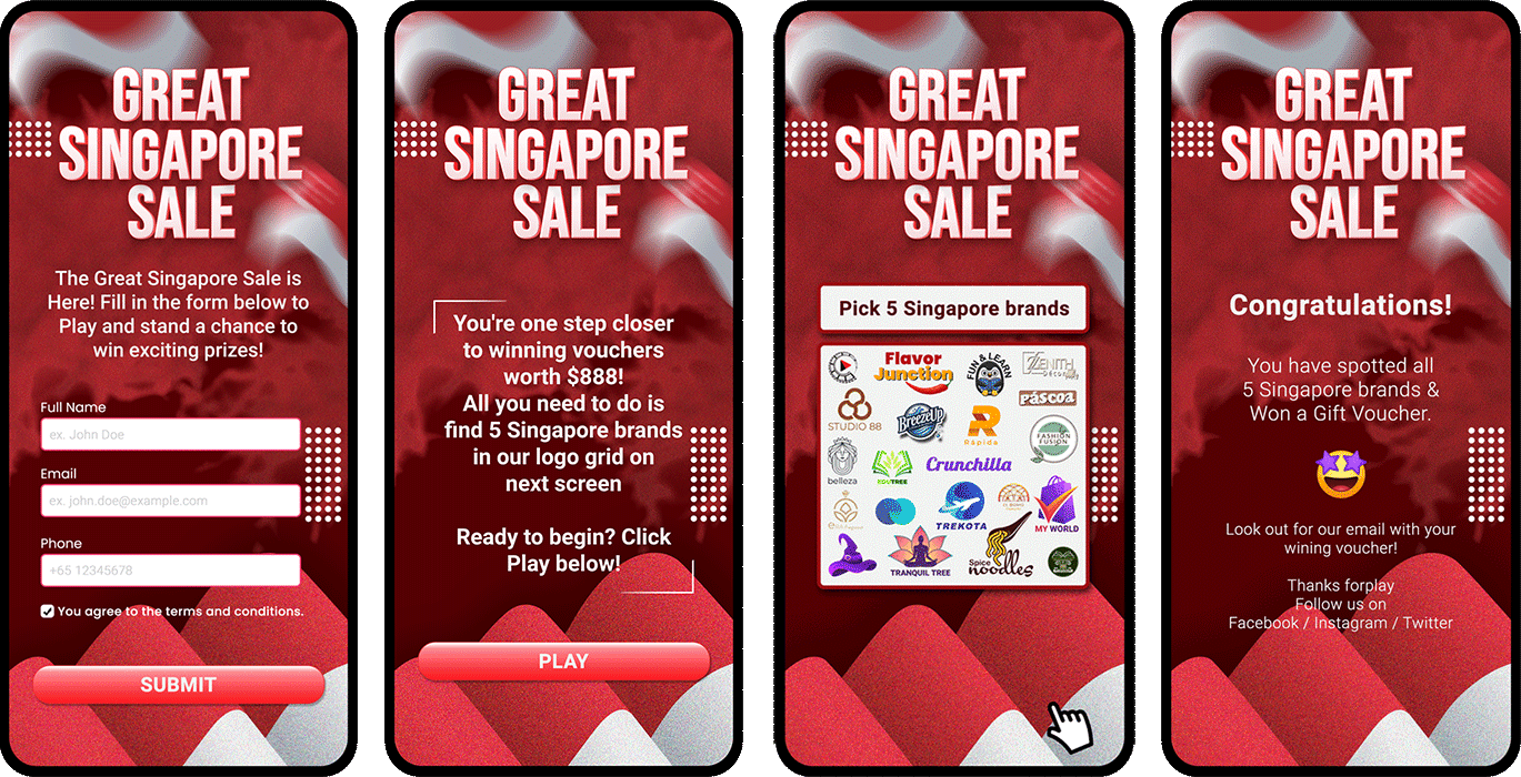 Great Singapore Sale- Gamification Campaign gamification system great singapore sale campaign gss gss campaign modern marketing system national day campaign voucher management syste