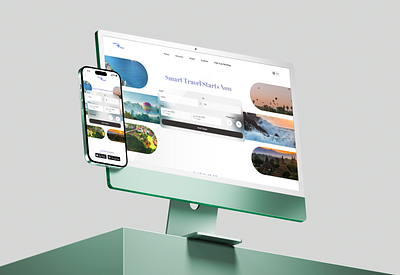 Travel Ticket Responsive Ui minimal ticket ui ui