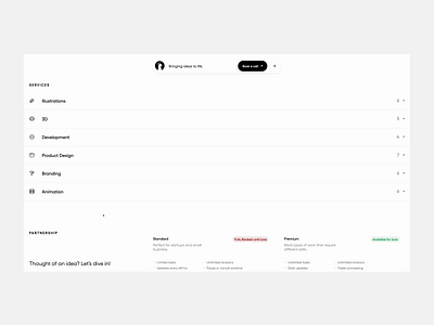 Hover Effect Animation animation design hover insteraction motion graphics ui ui design ux website