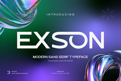 Exson body text font bold font branding custom font digital font font font design font style free font futuristic font geometric font headline font logo type minimalist font modern sans serif opentype font sans serif tech font typeface web font