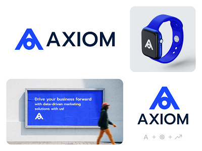 Axiom - Logo Design abstract logo brand identity brand identity design brand logo brand mark branddesigner branding brandstrategy clean logo creative logo creativebranding data logo design logo marks logo type marketing logo marketingagency modern logo smartbranding visual identity