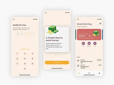 Seamless Money Management App - Simple, Secure, Smart! appdesign branding cleanui dailyui design dribbbleshots figmadesign financeapp fintechdesign graphic design illustration mobileappui moneymanagement productdesign ui uiuxdesign userexperience uxinspiration
