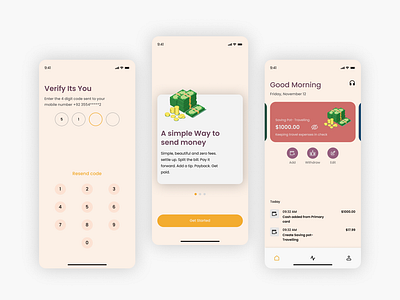 Seamless Money Management App - Simple, Secure, Smart! appdesign branding cleanui dailyui design dribbbleshots figmadesign financeapp fintechdesign graphic design illustration mobileappui moneymanagement productdesign ui uiuxdesign userexperience uxinspiration